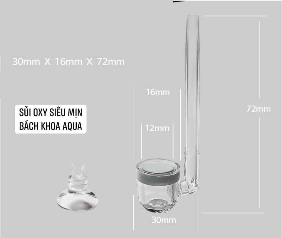 Đĩa sủi Acrylic ngắn 2cm-4cm-6cm